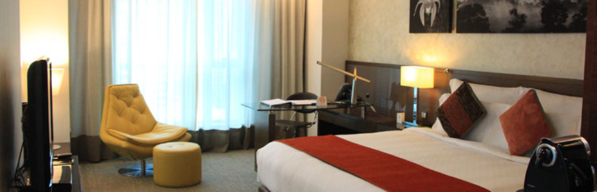 Gtower Hotel Kuala Lumpur Exterior foto A room at the hotel